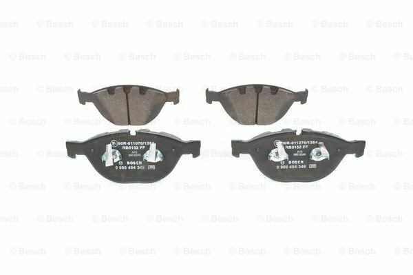 BOSCH 0986494349 Brake Pad Set, disc brake for ALPINA, BMW, JAGUAR, ROLLS-ROYCE