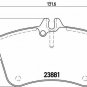 BREMBO P50057 Brake Pad Set, disc brake for MERCEDES-BENZ