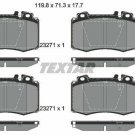 TEXTAR 2374502 Brake Pad Set, disc brake for MERCEDES-BENZ