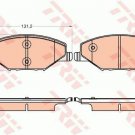 TRW GDB2027 Brake Pad Set, disc brake for SKODA