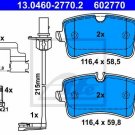 ATE 13.0460-2770.2 Brake Pad Set, disc brake for AUDI, PORSCHE