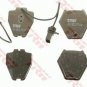 TRW GDB1381 Brake Pad Set, disc brake for AUDI, VW