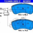 ATE 13.0460-3852.2 Brake Pad Set, disc brake for MERCEDES-BENZ