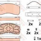 TRW GDB5073 Brake Pad Set, disc brake