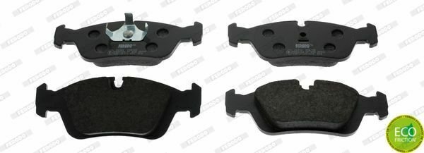 FERODO FDB725 Brake Pad Set, disc brake for BMW, WIESMANN
