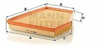 MANN C31143 Air Filter for ALPINA, BMW