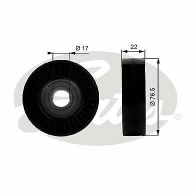 GATES T36183 Deflection/Guide Pulley, v-ribbed belt for MERCEDES-BENZ