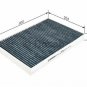 BOSCH 0986628513 Filter, interior air for AUDI, SEAT