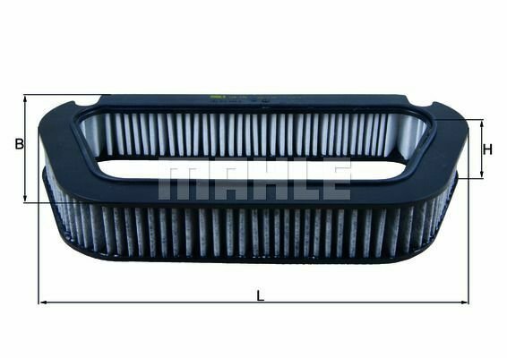 MAHLE LAK 176 Filter, interior air for AUDI