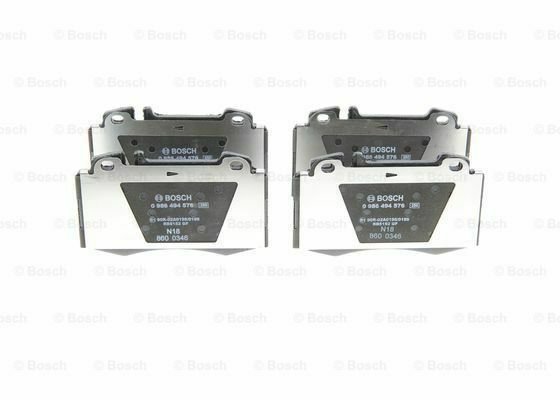 BOSCH 0986494576 Brake Pad Set, disc brake for MERCEDES-BENZ
