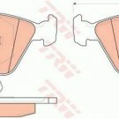 TRW GDB916 Brake Pad Set, disc brake for BMW