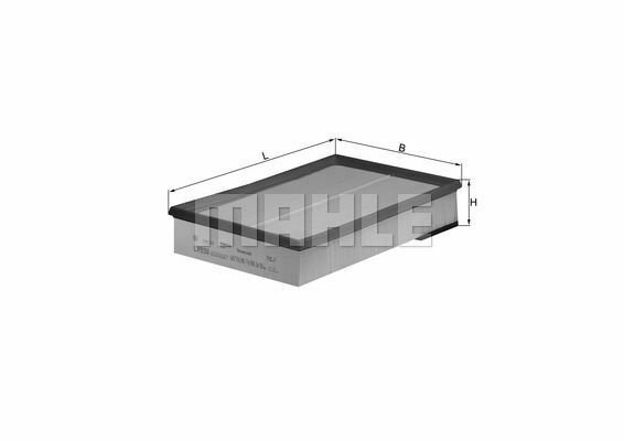 MAHLE LX938 Air Filter for VOLVO