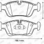 JURID 571959JC Brake Pad Set, disc brake for ALPINA, BMW, WIESMANN