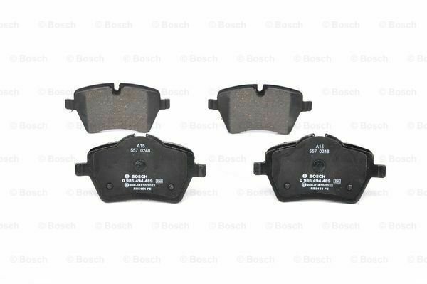 BOSCH 0986494489 Brake Pad Set, disc brake for MINI