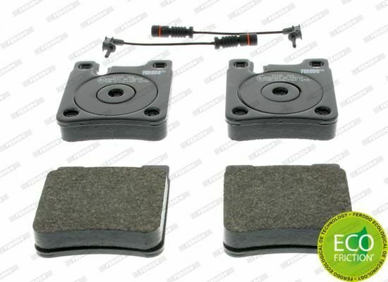 FERODO FDB799 Brake Pad Set, disc brake for CHRYSLER, MERCEDES-BENZ