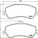 BREMBO P50086 Brake Pad Set, disc brake for MERCEDES-BENZ