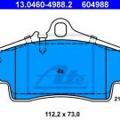 ATE 13.0460-4988.2 Brake Pad Set, disc brake for PORSCHE
