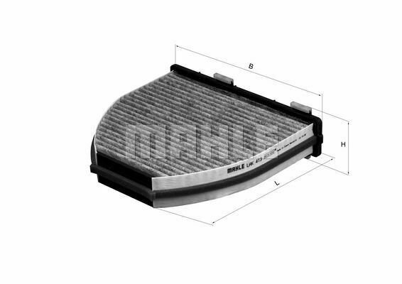 MAHLE LAK 413 Filter, interior air for MERCEDES-BENZ