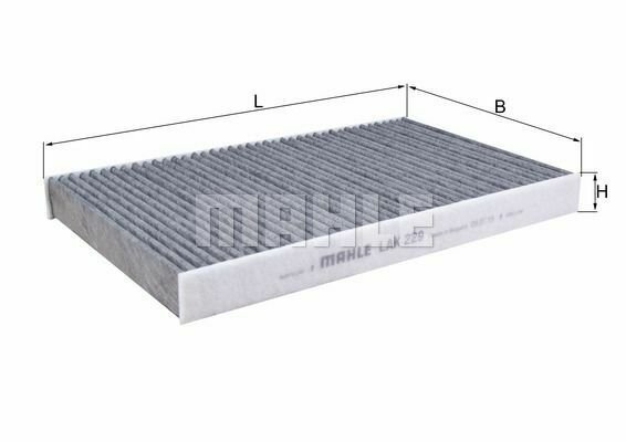 MAHLE LAK 229 Filter, interior air for MERCEDES-BENZ