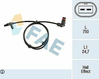 FAE 78210 Sensor, wheel speed for MERCEDES-BENZ