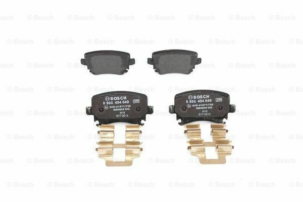 BOSCH 0986494649 Brake Pad Set, disc brake for AUDI, SEAT, SKODA, VW