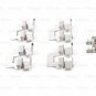 BOSCH 1987474316 Accessory Kit, disc brake pads for ABARTH, ALFA ROMEO, FIAT, KI