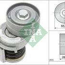 INA 534034610 Tensioner Lever, v-ribbed belt for AUDI, SEAT, SKODA, VW