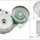 INA 534037410 Tensioner Lever, v-ribbed belt for AUDI, SEAT, SKODA, VW