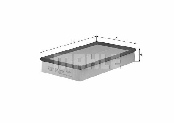 MAHLE LX 700 Air Filter for VOLVO