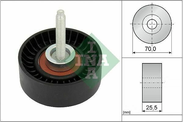 INA 532065210 Deflection/Guide Pulley, v-ribbed belt for FORD, VOLVO