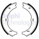 DELPHI LS1967 Brake Shoe Set, parking brake for MERCEDES-BENZ
