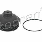 TOPRAN 115 038 Cover, oil filter housing for AUDI, MITSUBISHI, SEAT, SKODA, VW