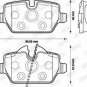 JURID 573136JC Brake Pad Set, disc brake for BMW
