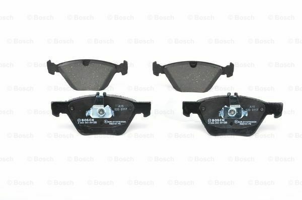 BOSCH 0986494001 Brake Pad Set, disc brake for CHRYSLER, MERCEDES-BENZ