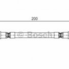 BOSCH 1987476402 Brake Hose for AUDI