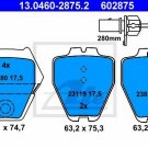 ATE 13.0460-2875.2 Brake Pad Set, disc brake for AUDI, VW