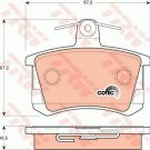 TRW GDB1163 Brake Pad Set, disc brake for AUDI