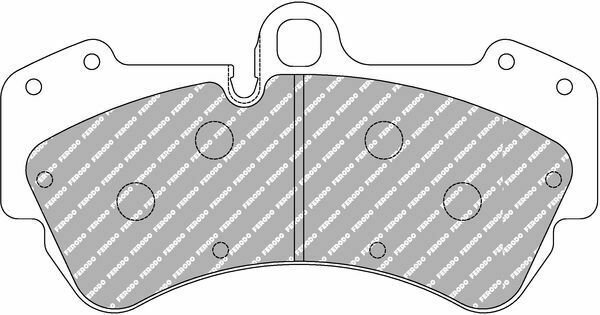 FERODO FCP1625H Brake Pad Set, disc brake for PORSCHE, VW