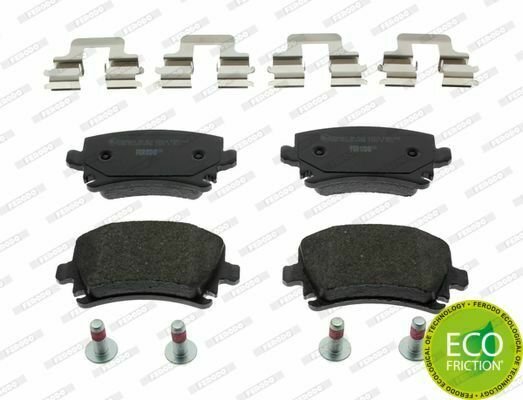 FERODO FDB1636 Brake Pad Set, disc brake for AUDI, SEAT, SKODA, VW
