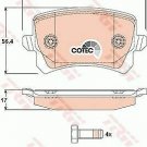 TRW GDB1763 Brake Pad Set, disc brake for AUDI, SEAT, VW
