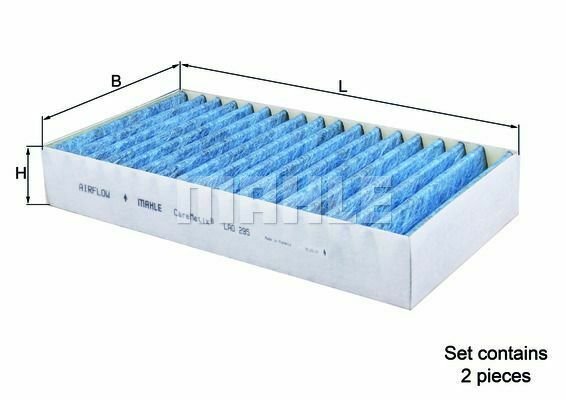 MAHLE LAO295/S Filter, interior air for MERCEDES-BENZ