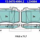 ATE 13.0470-4984.2 Brake Pad Set, disc brake for MERCEDES-BENZ