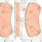 TRW GDB1798 Brake Pad Set, disc brake for MERCEDES-BENZ