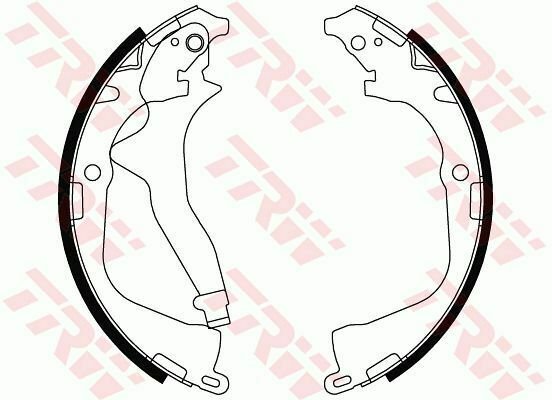 TRW GS8800 Brake Shoe Set for VW