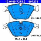 ATE 13046072752 Brake Pad Set, disc brake for BMW