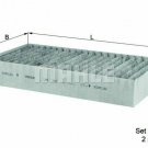 MAHLE LAK 295/S Filter, interior air for MERCEDES-BENZ