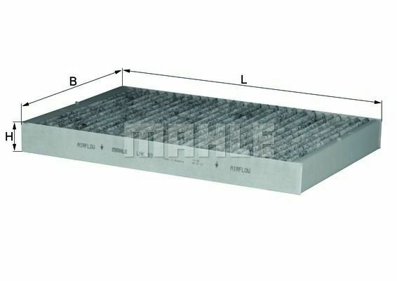 MAHLE LAK 93 Filter, interior air for AUDI, SEAT