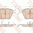 TRW GDB1964 Brake Pad Set, disc brake for BMW