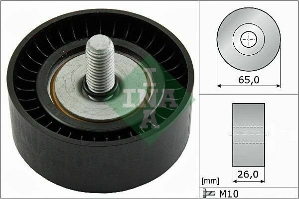 INA 532047910 Deflection/Guide Pulley, v-ribbed belt for AUDI, SKODA, VW