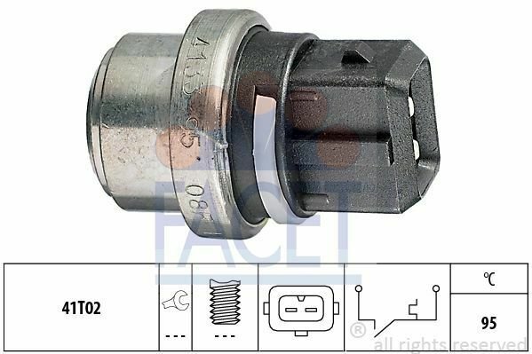 FACET 7.4133 Temperature Switch, coolant warning lamp for VW